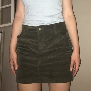 UO Corduroy Mini Skirt
